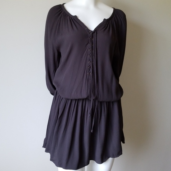 Olivaceous Long Sleeves Dress - Size Medium - Picture 3 of 8